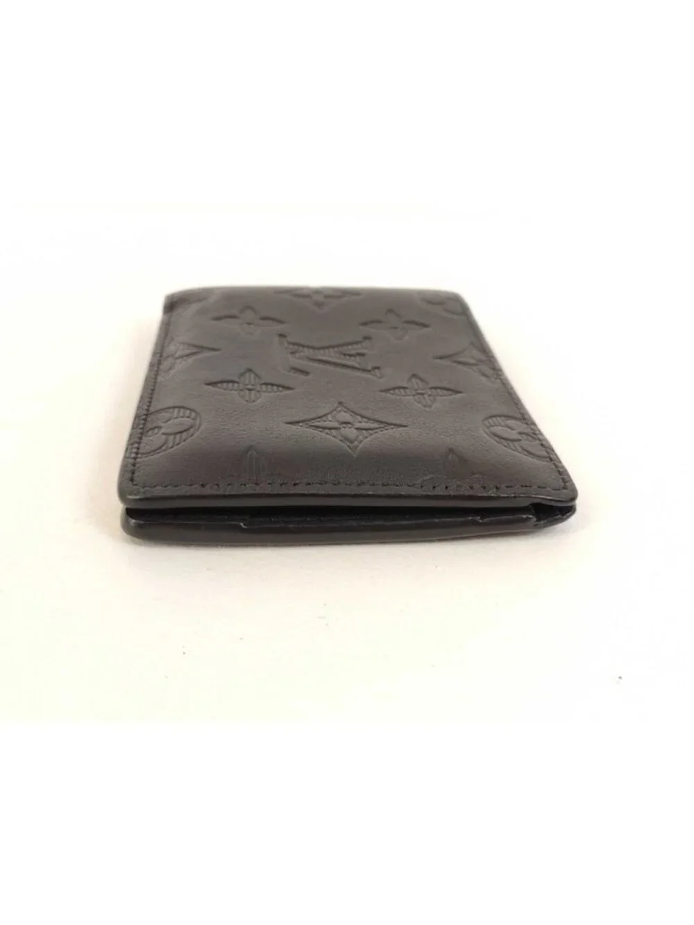 Louis Vuitton Bifold Wallet Portefeuille Multiple Black Monogram Shadow